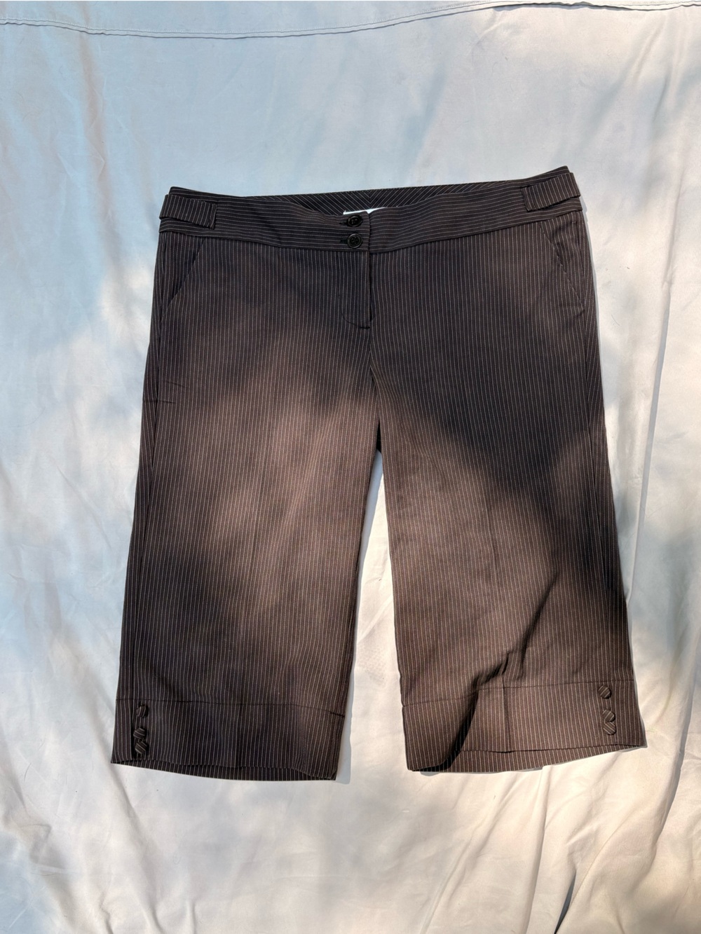Charlotte Russe Y2K pinstripe capris
